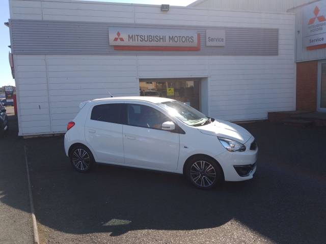 Mitsubishi Mirage 1.2 Juro 5dr CVT Hatchback Petrol WHITE