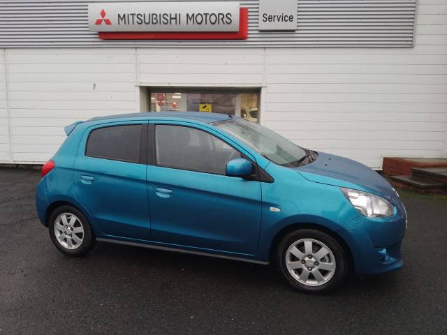 Mitsubishi Mirage 1.2 3 5dr CVT Hatchback Petrol BLUE