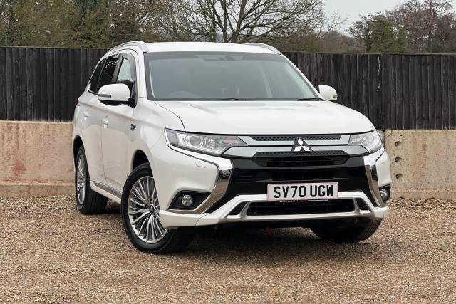 Mitsubishi Outlander 2.4 PHEV Design 5dr Auto Estate Petrol / Electric Hybrid WHITE
