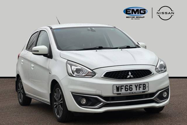 Mitsubishi Mirage 1.2 Juro Euro 6 (s/s) 5dr Hatchback Petrol White