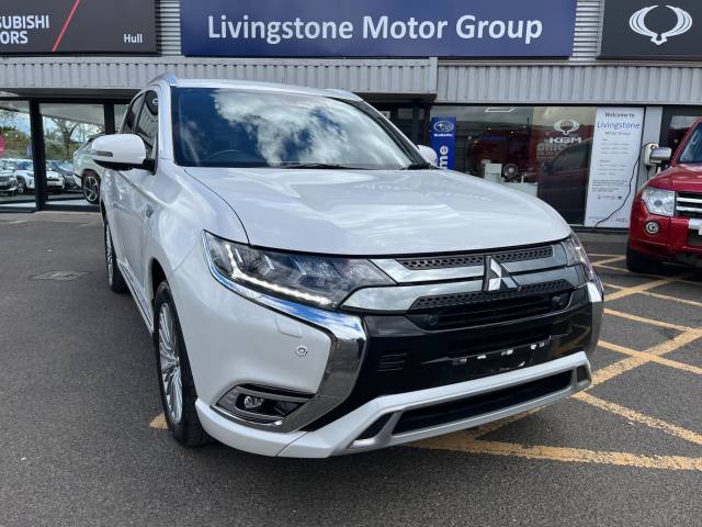 Mitsubishi Outlander 2.4 PHEV 4hs 5dr Auto Estate Petrol / Electric Hybrid WHITE