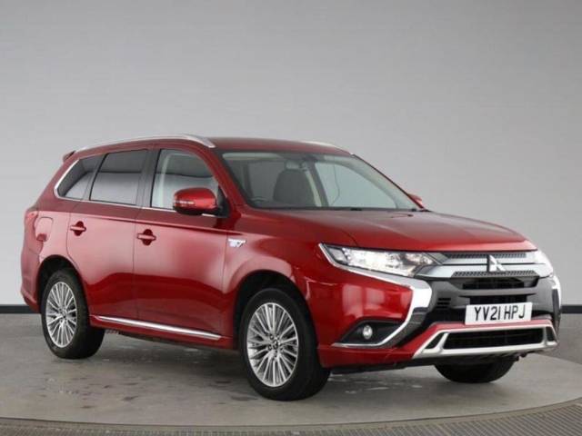 Mitsubishi Outlander 2.4 PHEV Design 5dr Auto Estate Petrol / Electric Hybrid RED