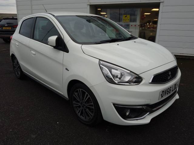 Mitsubishi Mirage 1.2 Juro CVT Euro 6 (s/s) 5dr Hatchback Petrol White