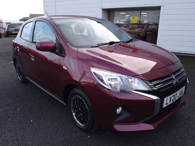 Mitsubishi Mirage 1.2 Verve Euro 6 (s/s) 5dr Hatchback Petrol Purple Berry