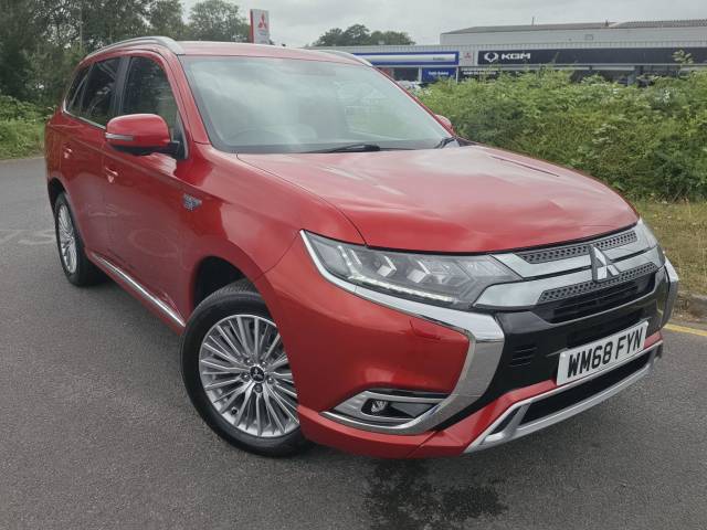 Mitsubishi Outlander 2.4 PHEV 5h 5dr Auto Estate Petrol / Electric Hybrid RED