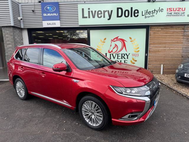 Mitsubishi Outlander 2.4 PHEV 4h 5dr Auto Estate Petrol / Electric Hybrid RED